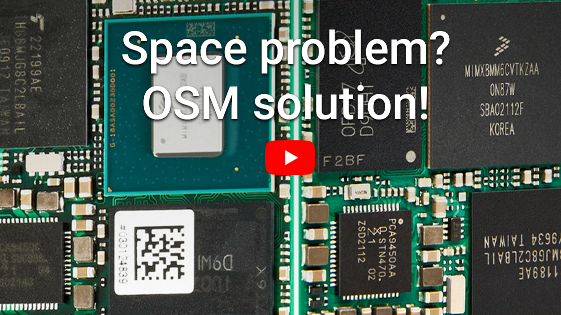 Open Standard Module (OSM) : économiser de l’espace pour les systèmes embarqués
