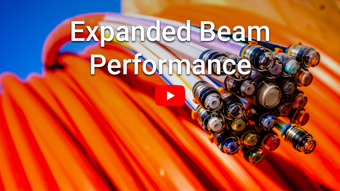 ODU fiber optic connectors: Expanded Beam Performance